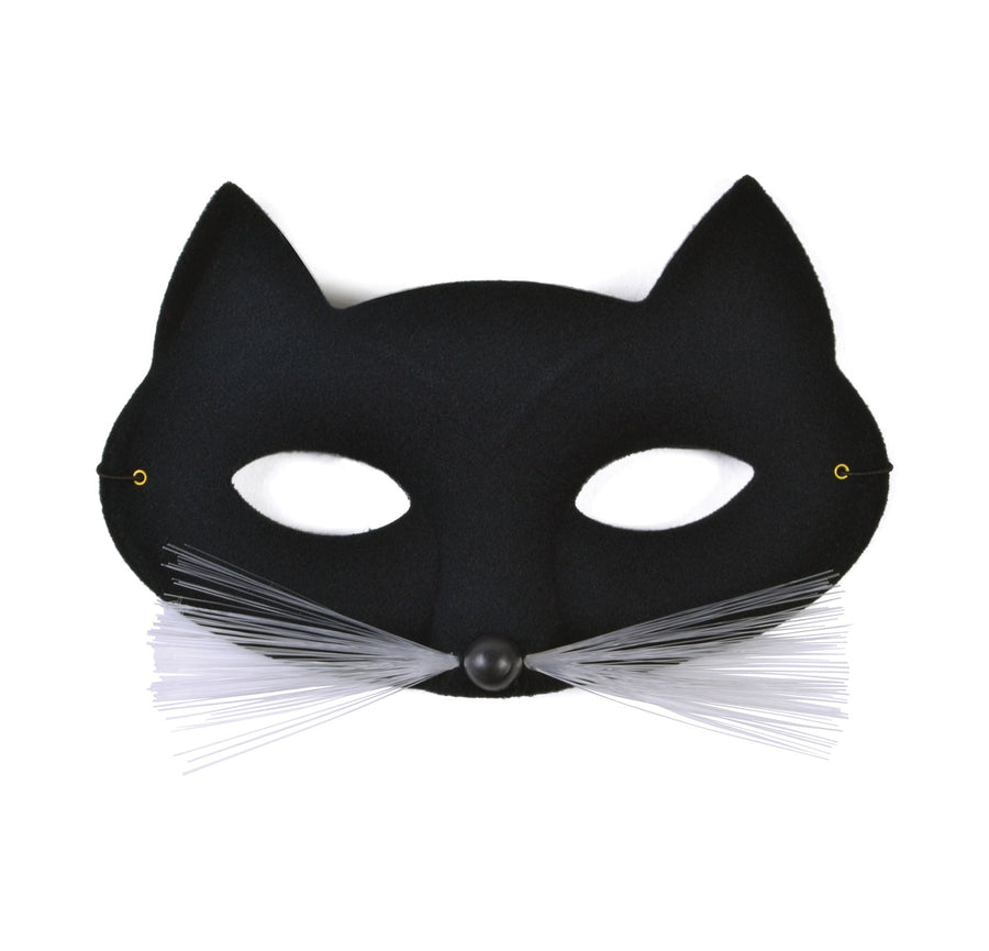 Cat Domino Eye Mask Black Masks Unisex_1