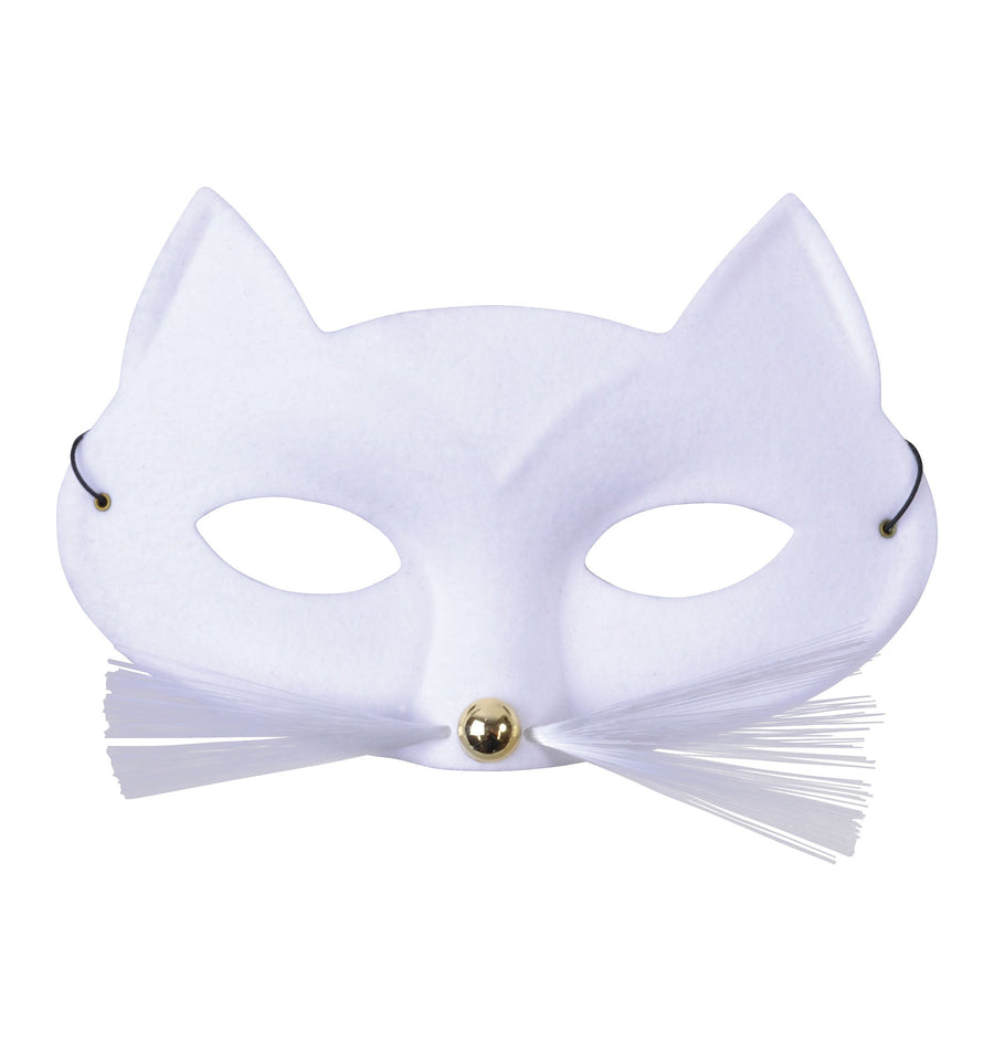 Cat Domino Eye Mask White Masks Unisex_1