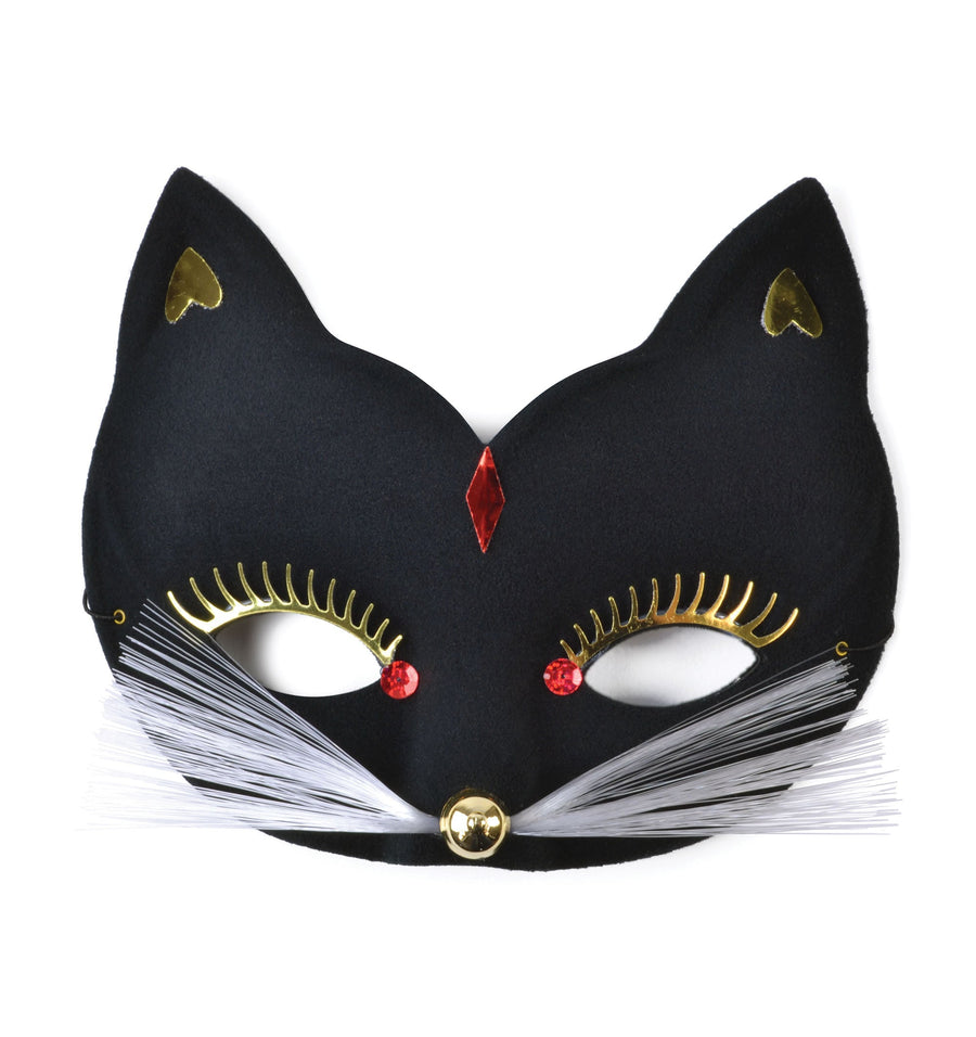 Cat Eye Mask Large Black Masks Unisex_1