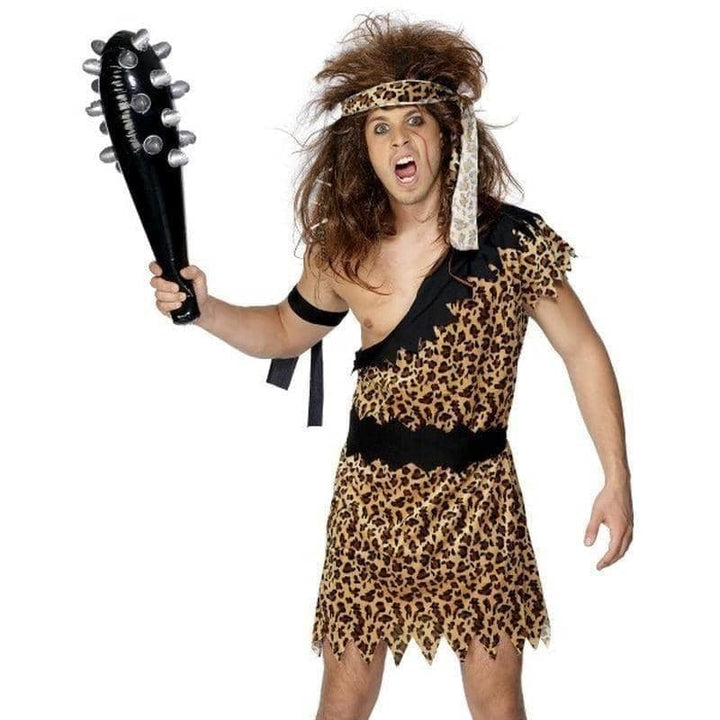 Caveman Costume Adult Brown_1