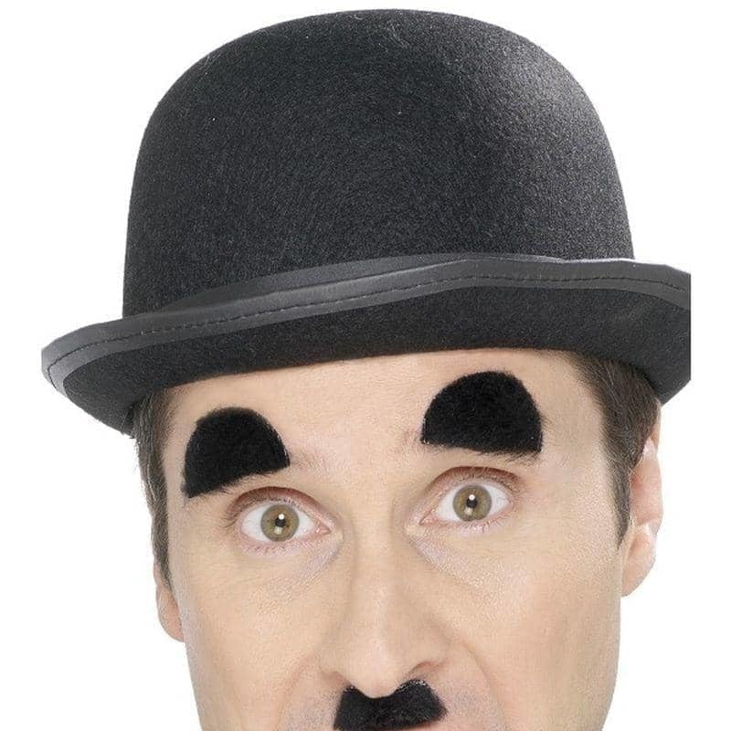 Chaplin Tash and Eyebrows Adult Black Chaplin Tash and Eyebrows Adult Black