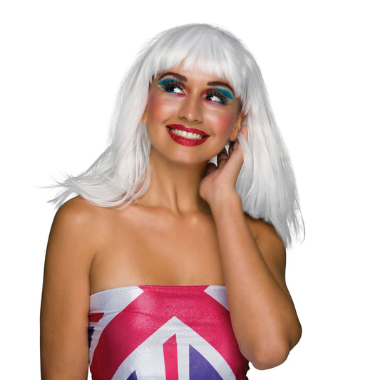 Chic Doll White Wig Shoulder Length Hair 2