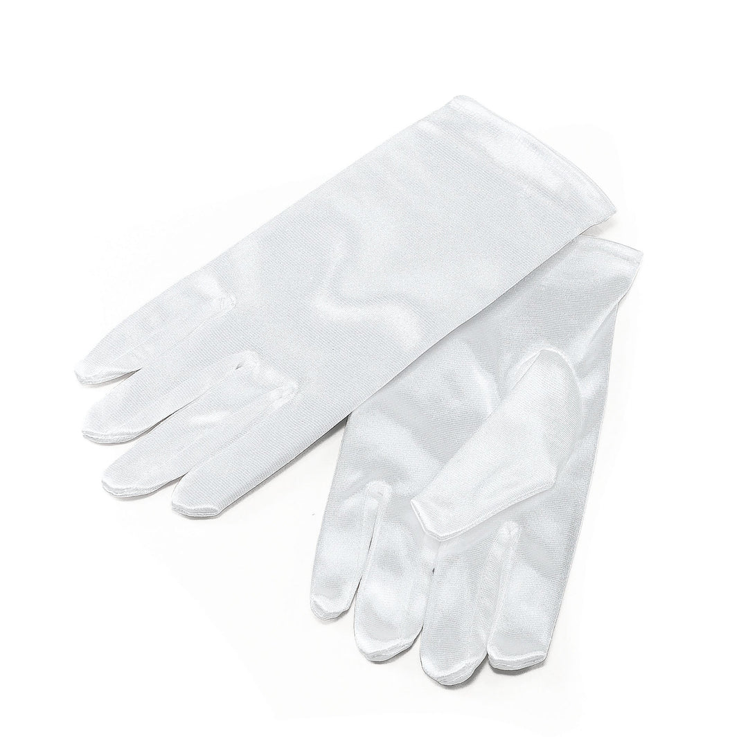 Childs Gloves White Magician Costume Accessory_1