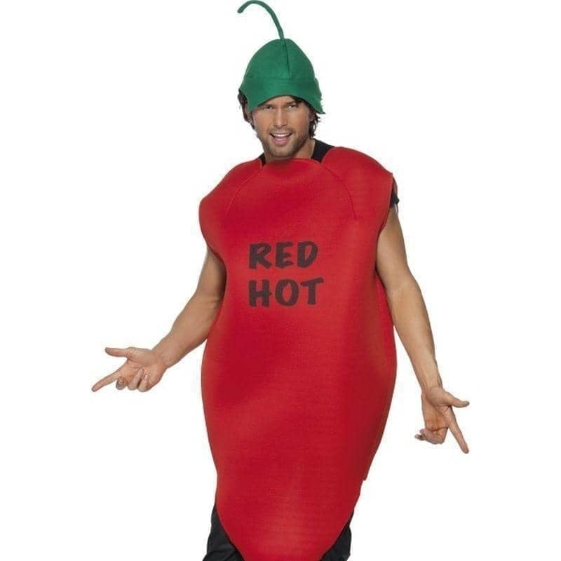 Chilli Pepper Costume Adult Red Green Chilli Pepper Costume Adult Red Green