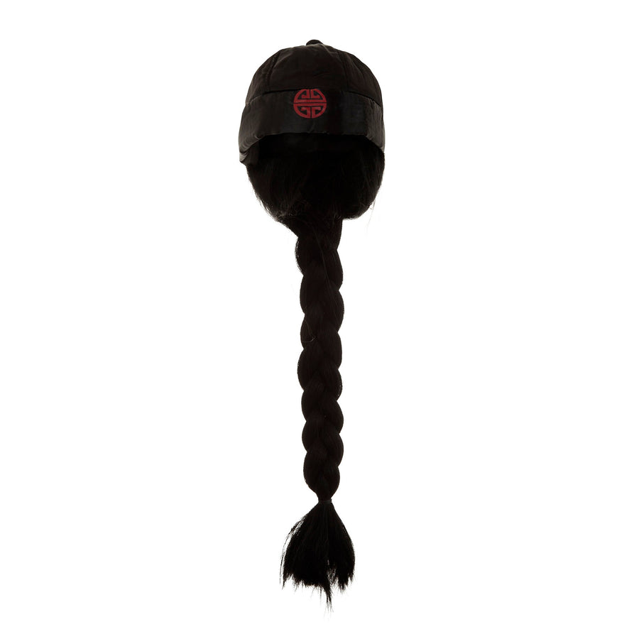 Chinese Hat with Pigtail_1