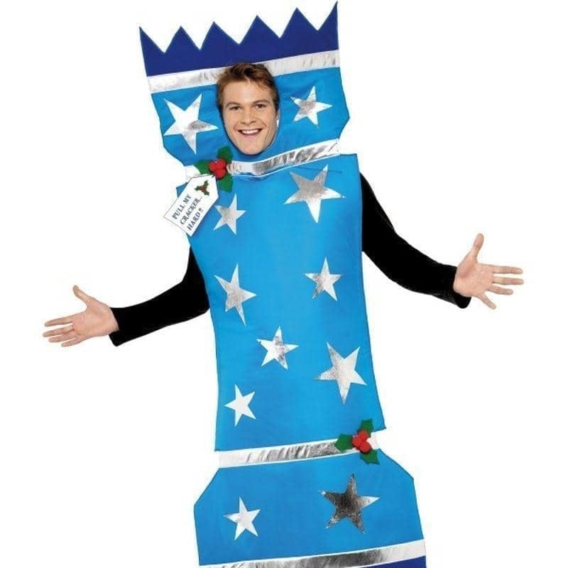 Christmas Cracker Costume Adult Blue_1