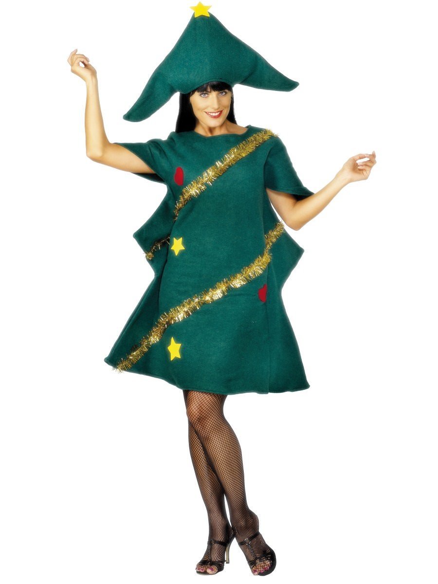 Christmas Tree Costume Adult Green One Size Tunic_1