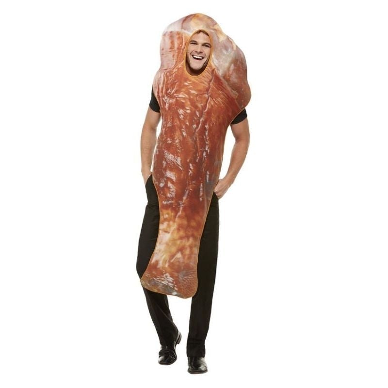 Christmas Turkey Leg Costume: Realistic Brown Drumstick Design for Festive Fun_1