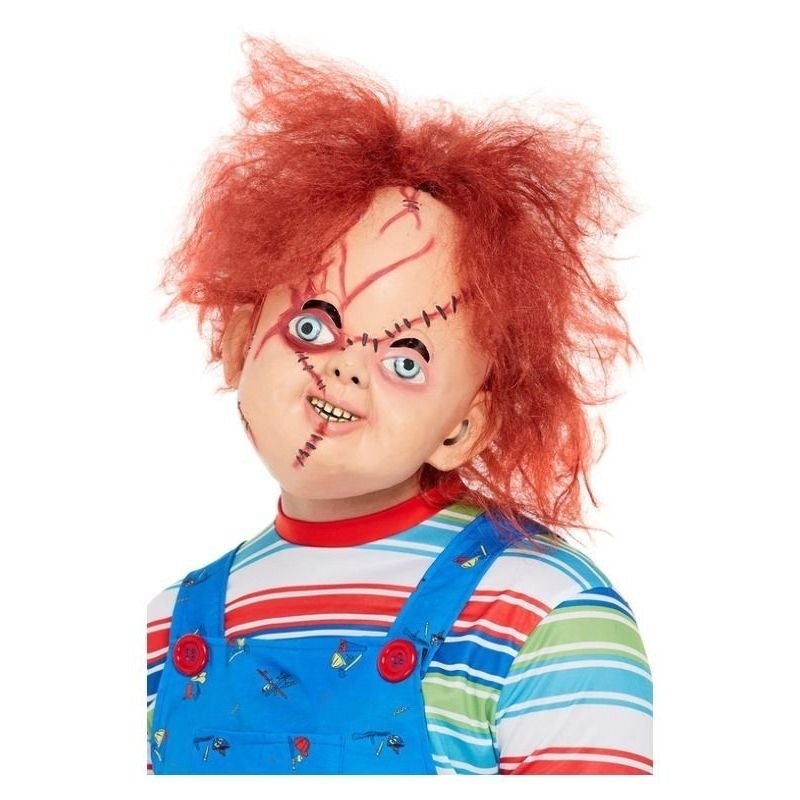 Chucky Latex Mask Adult with Scars Costume Accessory_1