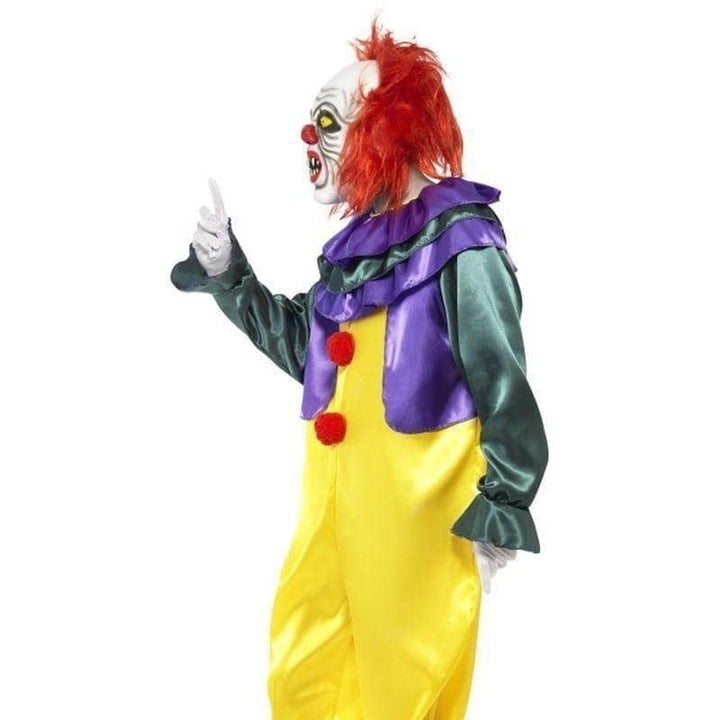 Classic Horror Clown Costume Adult Yellow_3