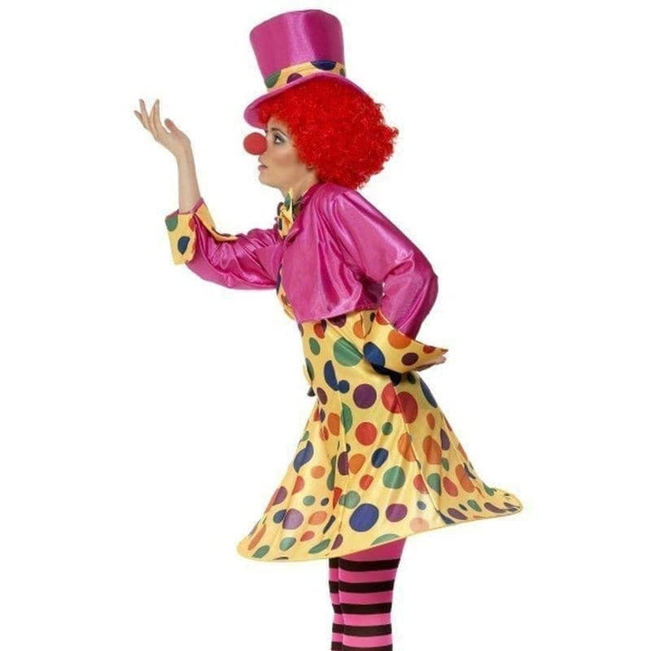 Clown Lady Costume Polkadot Ladies Dress_4