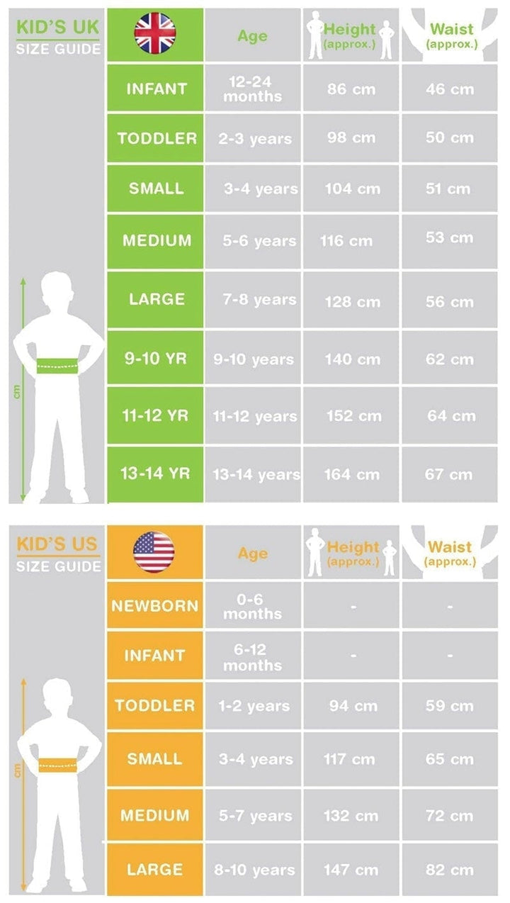 Size Chart Co Crazy Clown Costume