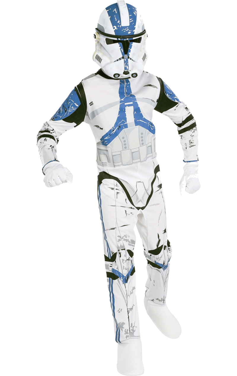 Commander Rex 501st Clone Trooper Costume for Kids_1