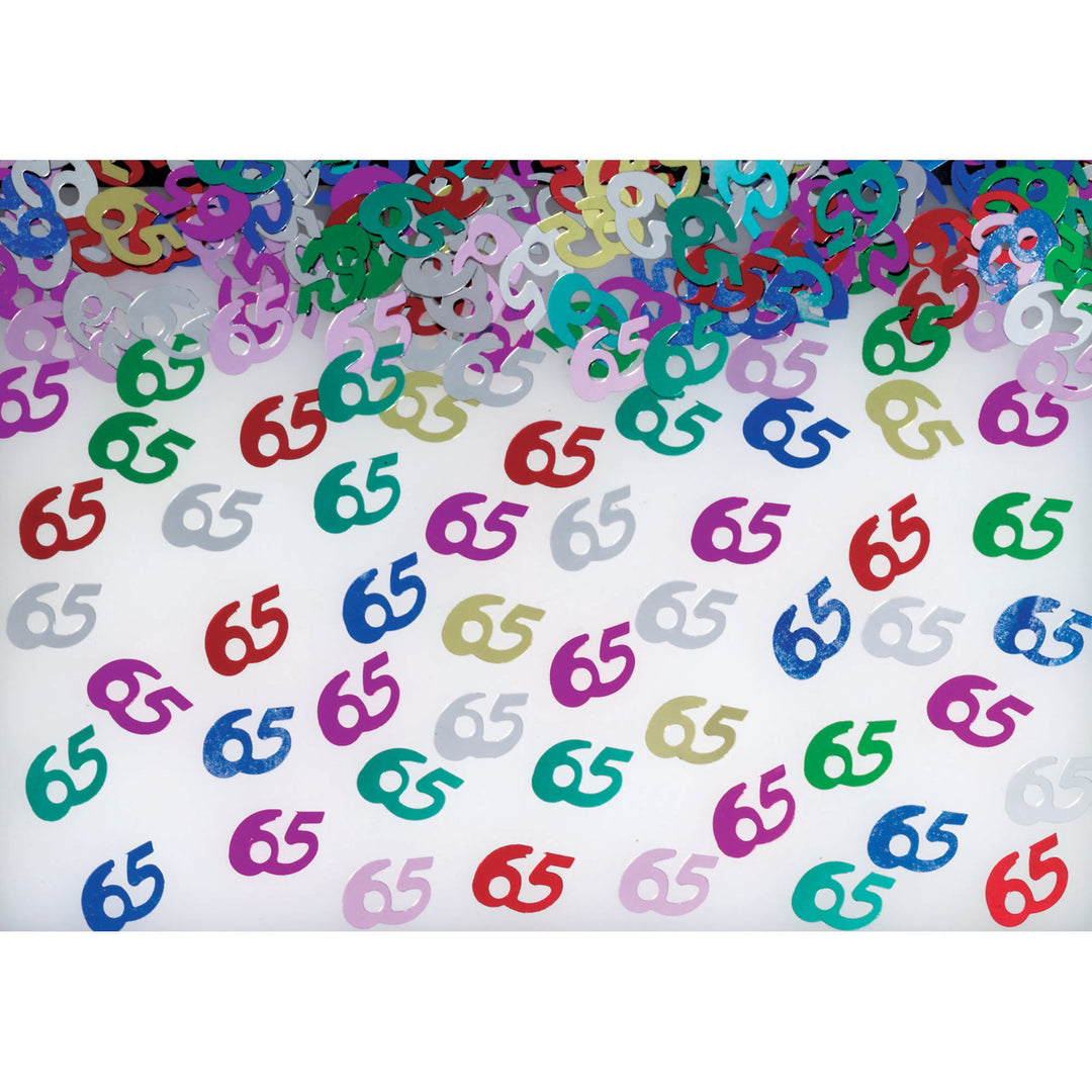 Confetti No. 65 Birthday Celebration Table Decoration_1