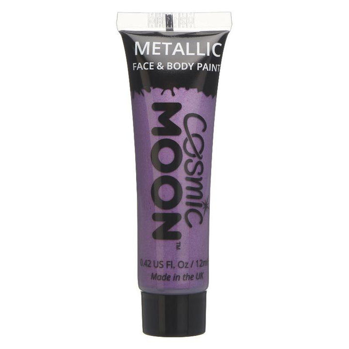 Cosmic Moon Metallic Face & Body Paint Single, 12ml Costume Make Up_13