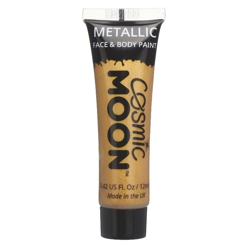 Cosmic Moon Metallic Face & Body Paint Single, 12ml Costume Make Up_2