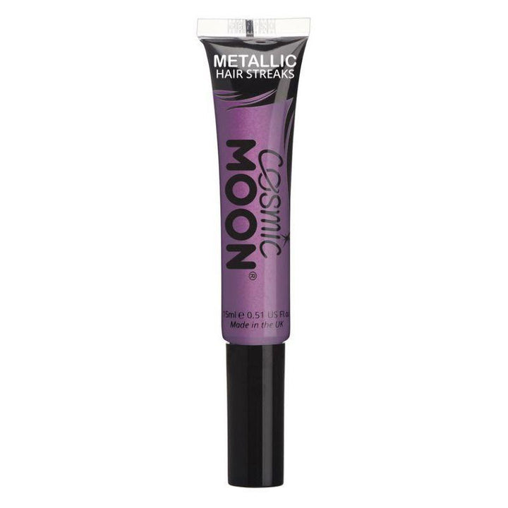 Cosmic Moon Metallic Hair Streaks Single, 15ml Costume Make Up_13