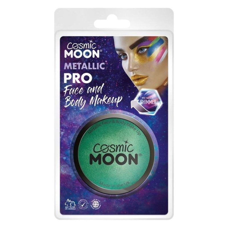 Cosmic Moon Metallic Pro Face Paint Cake Pots Clamshell 36g Costume Make Up_3
