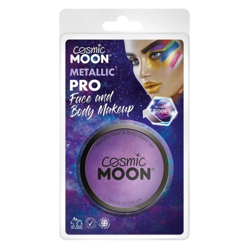 Cosmic Moon Metallic Pro Face Paint Cake Pots Clamshell 36g Costume Make Up_5