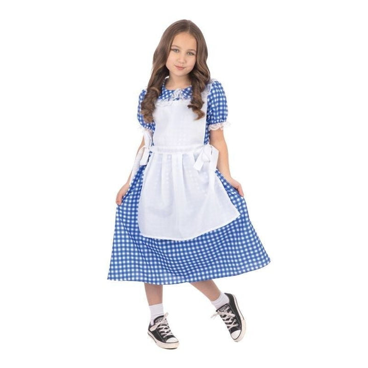 Country Girl Dorothy Dress and Apron Girls Costume_1