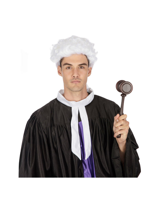 Court Wig Barrister White Prince Hairpiece 2