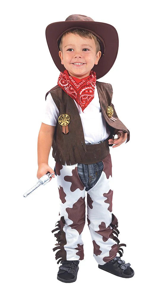 Cowboy Cow Print Childrens Costume_4