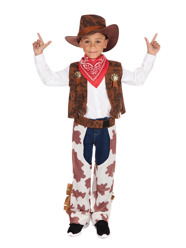Cowboy Cow Print Childrens Costume_1