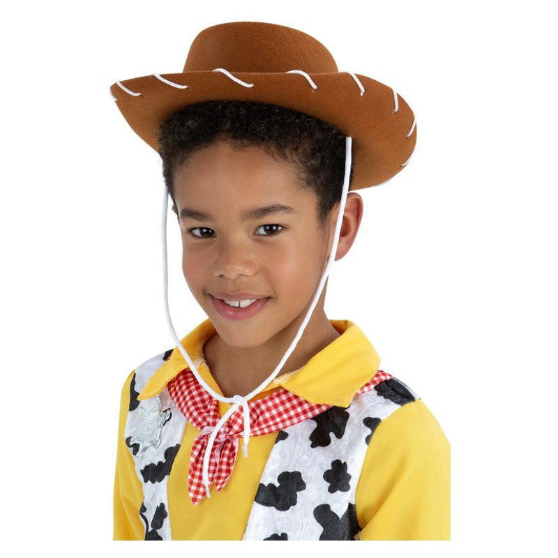 Cowboy Stitched Hat Brown Child_1