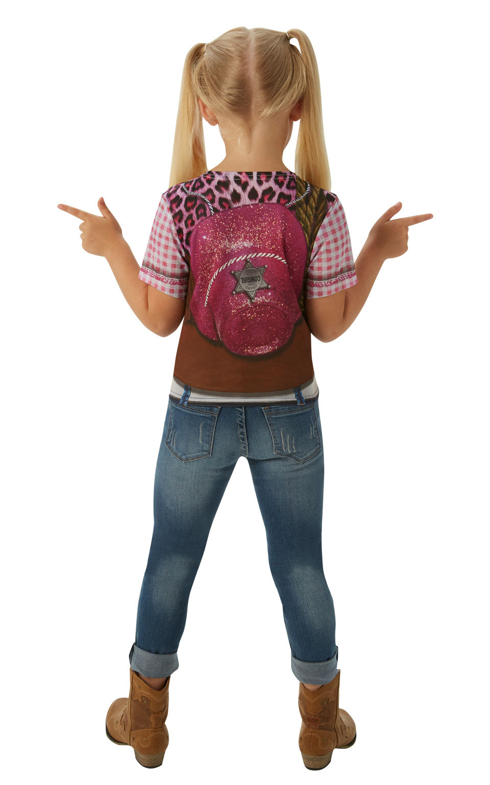 Cowgirl T shirt Childrens COstume_2