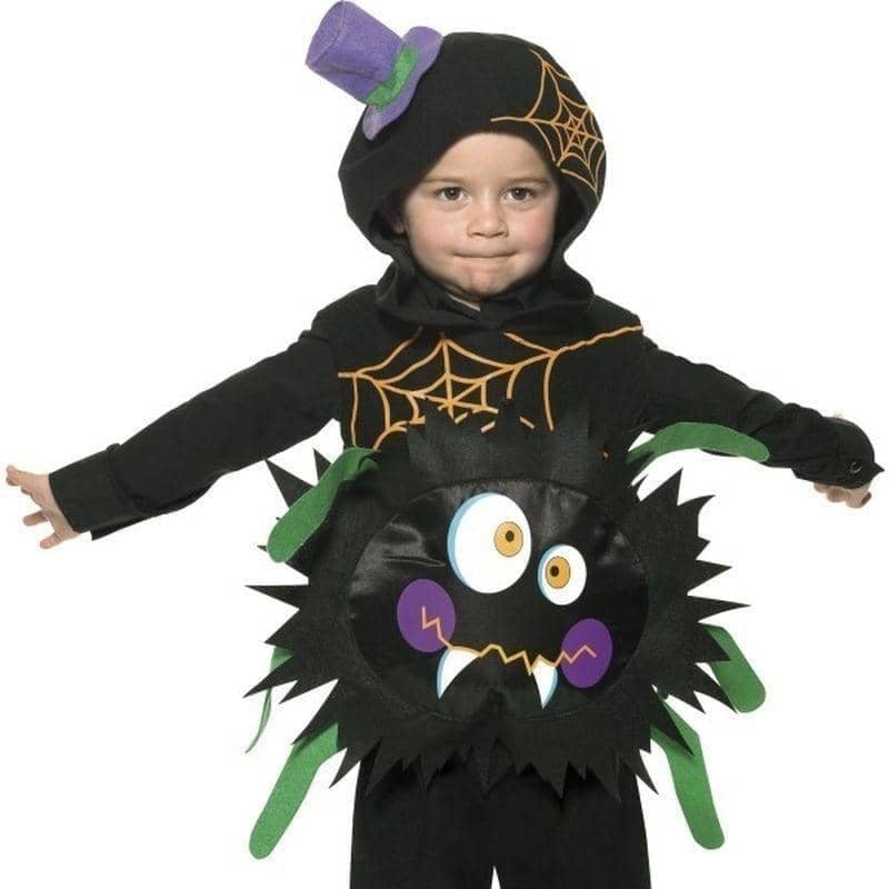Crazy Spider Costume Kids Black Crazy Spider Costume Kids Black