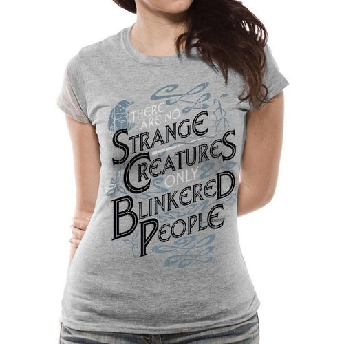 Crimes Of Grindelwald Strange Creatures Fitted T-Shirt Adult_1