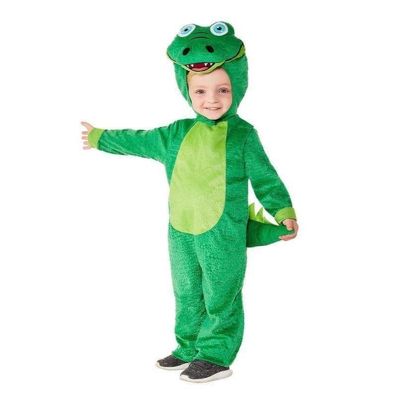 Crocodile Costume Toddler Green Jumpsuit_1