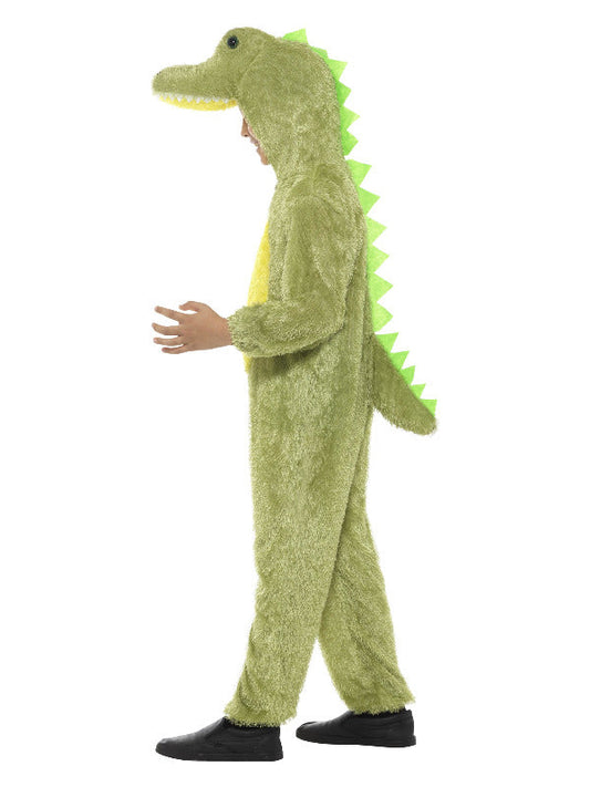 Crocodile Costume Kids Green Jumpsuit with Hood 2
