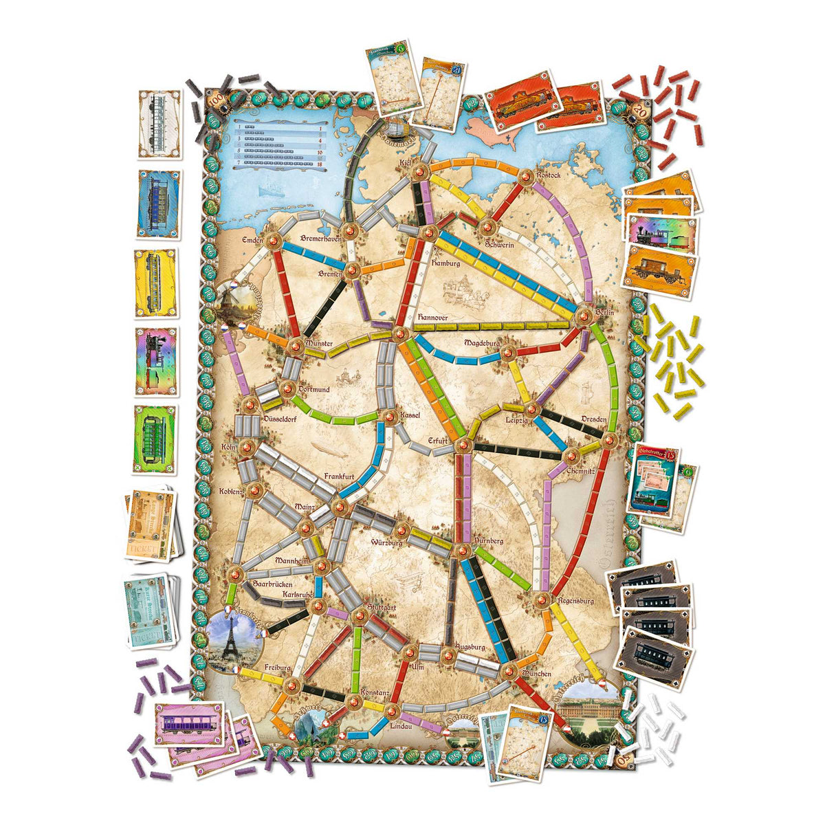 Ticket to Ride Germany Board Game by Days of Wonder 2