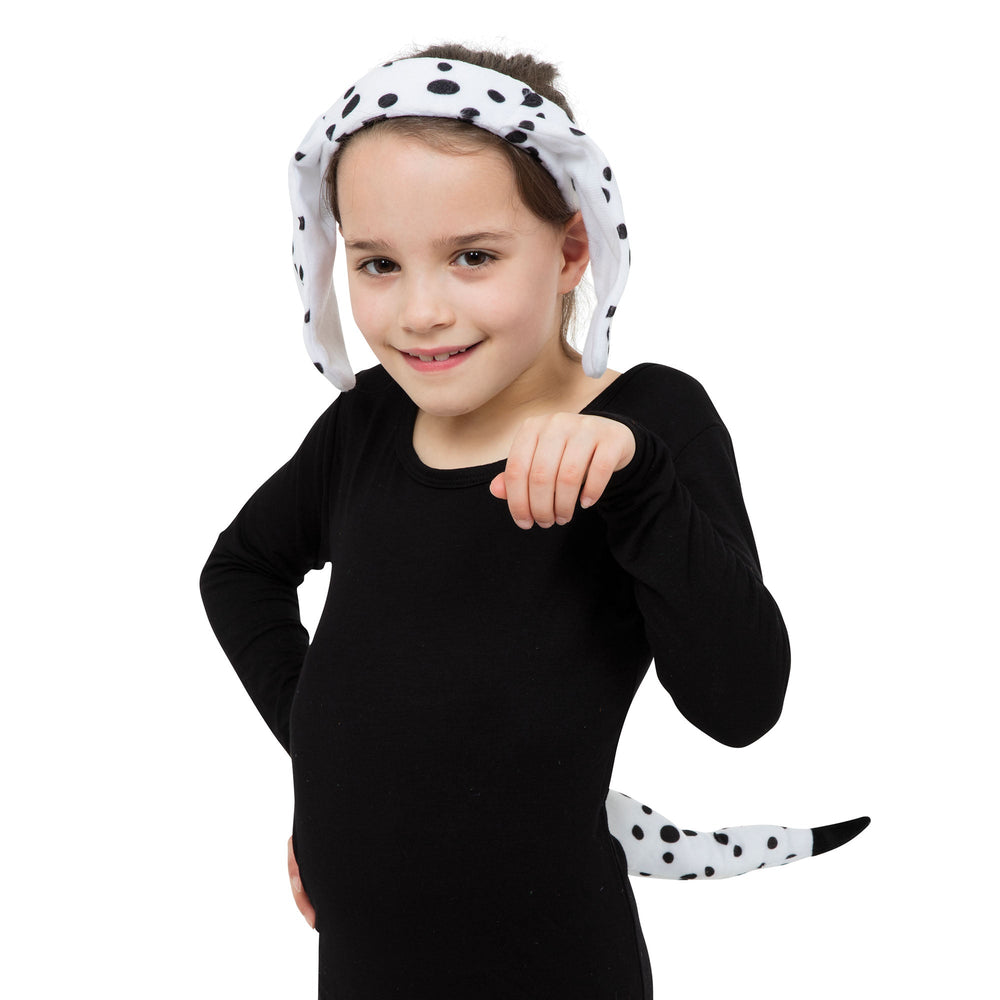 Size Chart Dalmatian Costume Kit for Kids Instant Ears and Tail Set