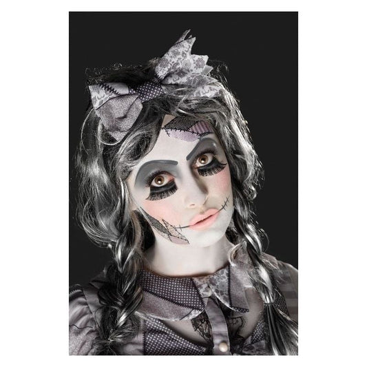 Damaged Doll Make Up Kit Aqua Adult Black 2