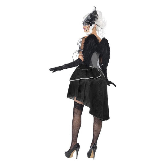 Dark Angel Masquerade Costume Black Adult 2