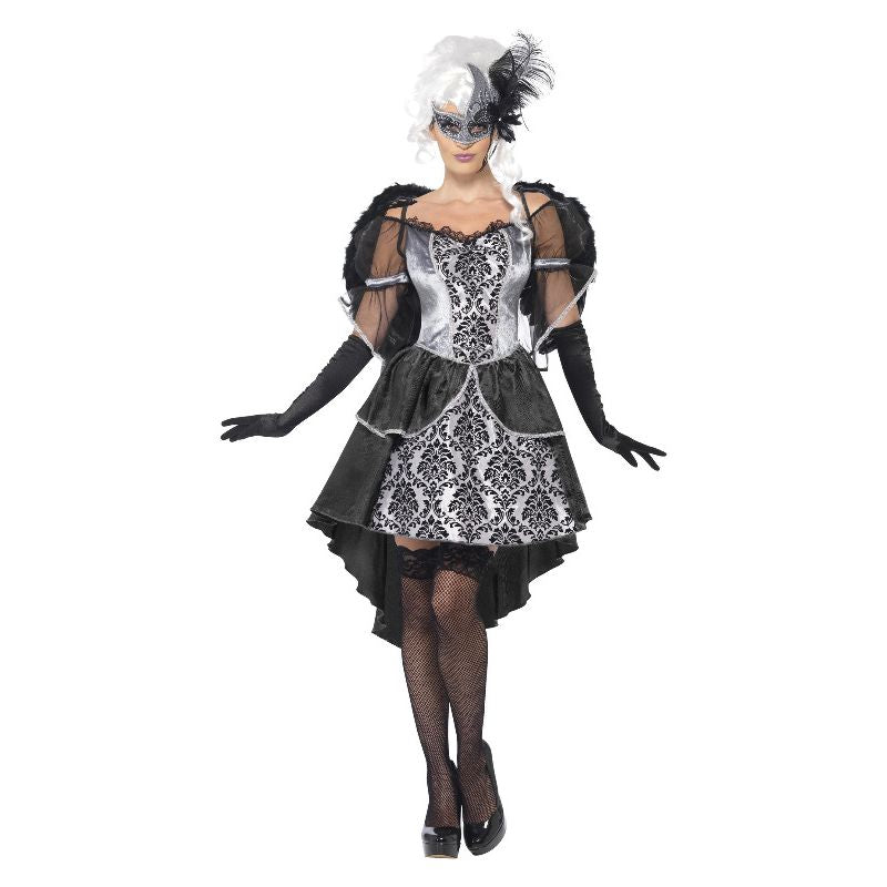 Dark Angel Masquerade Costume Black Adult_1