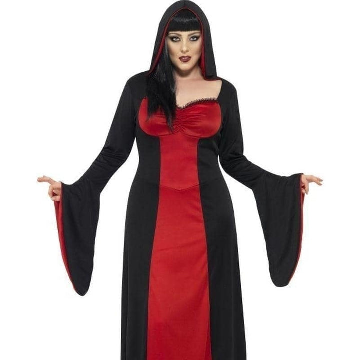Dark Temptress Costume Adult Red Black_1