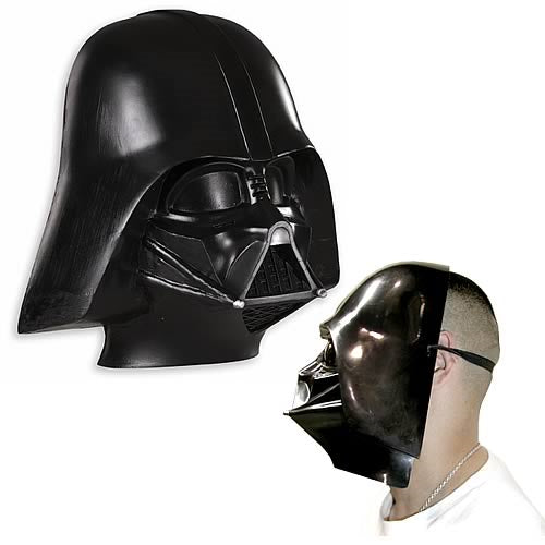 Size Chart Darth Vader Adult 3/4 Face Mask of the Dark Sith Lord