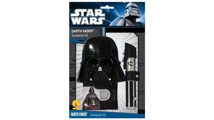 Darth Vader Adult Costume Standard Size Cape Mask Lightsaber Kit_3