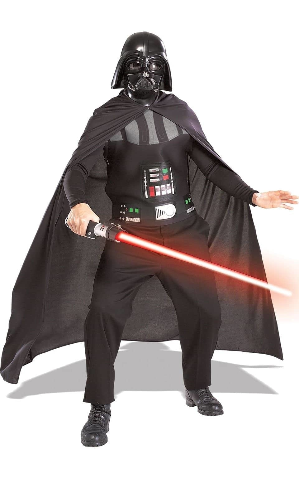 Darth Vader Adult Costume Standard Size Cape Mask Lightsaber Kit Darth Vader Adult Costume Standard Size Cape Mask Lightsaber Kit