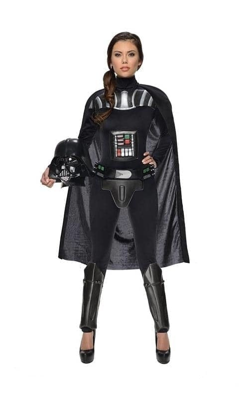 Darth Vader Womens Costume with Dark Side Sith Mask_2