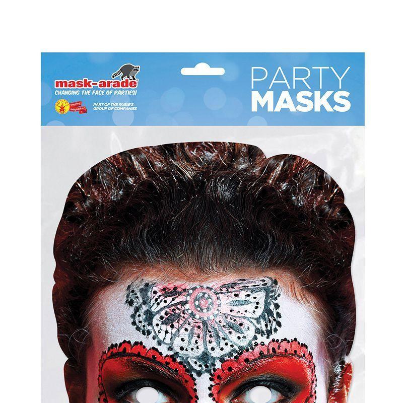 Day Of The Dead Card Mask Butterfly Plastic Masks Cardboard Masks_1