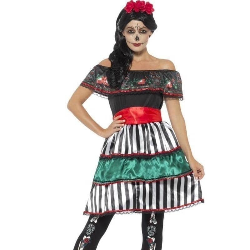 Day Of The Dead Senorita Doll Costume Adult Day Of The Dead Senorita Doll Costume Adult