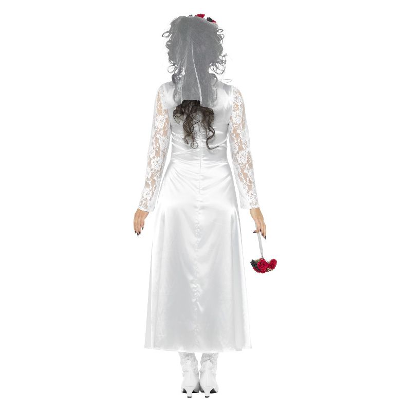 Day of the Dead Bride Costume White Adult_2