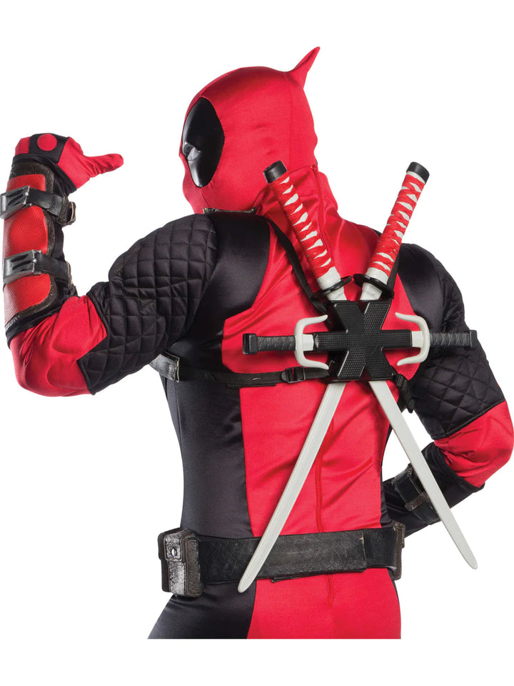 Deadpool Costume Collectors Edition Mens Muscle Superhero Suit_3