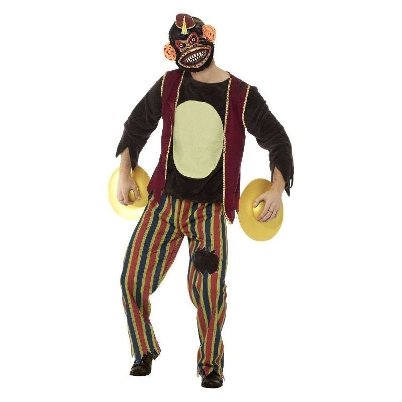 Deluxe Clapping Monkey Toy Costume Adult Multi Coloured_2