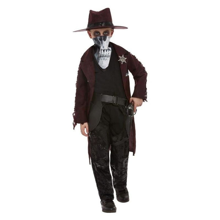 Deluxe Dark Spirit Western Cowboy Child Costume Black_1