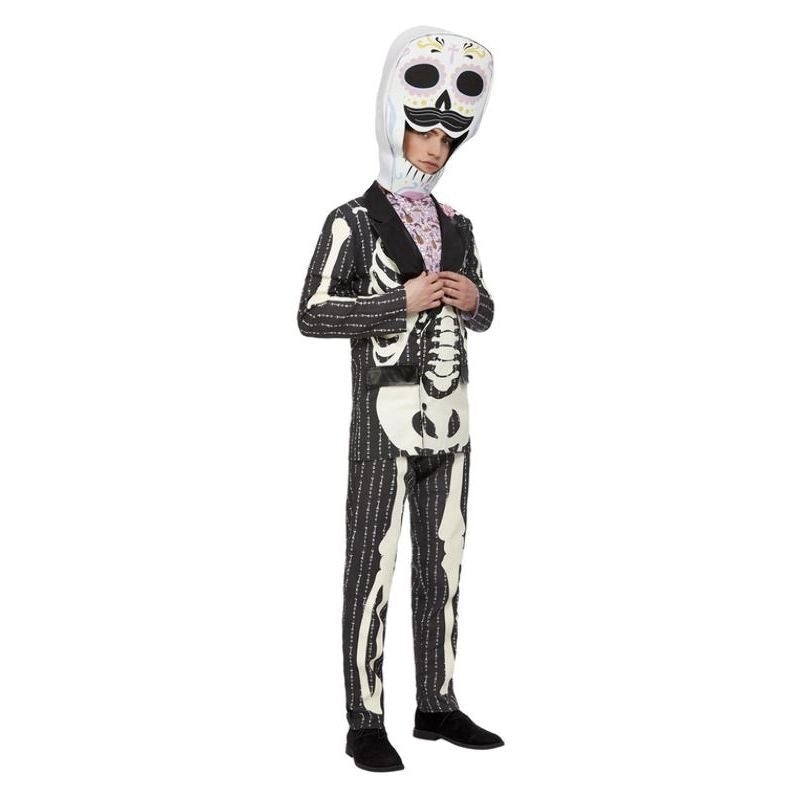 Deluxe Day Of The Dead Senor Costume Pink_1